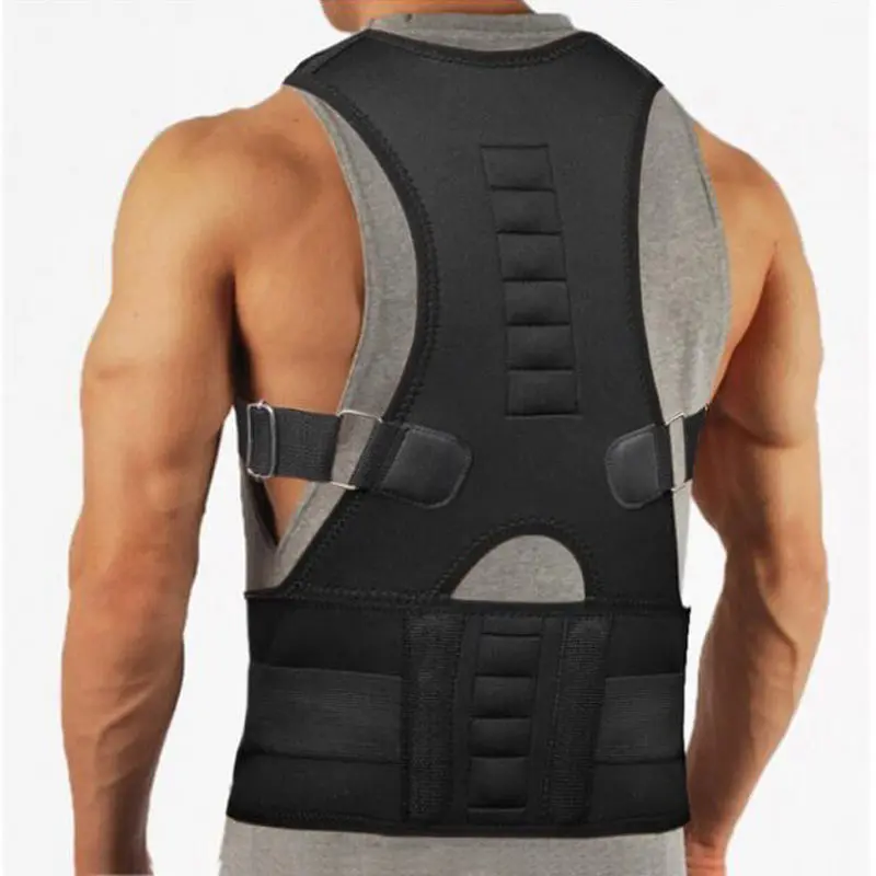 

2020 Neoprene Back Support Sports Back Belts High Quality Back Supports Posture Correction Lumbar Support For Back Black Corsets