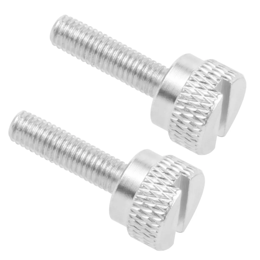 

2Pcs M5 Iron Slotted Cap Head Slot Column Round Knurled Head Screw Bolt Handle Thumb Screws for Gopro Camera