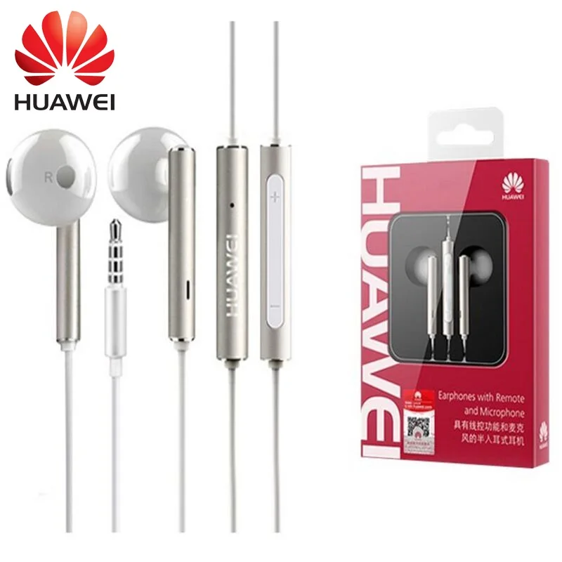 Наушники HUAWEI Honor AM116 металлические наушники с микрофоном и регулировкой