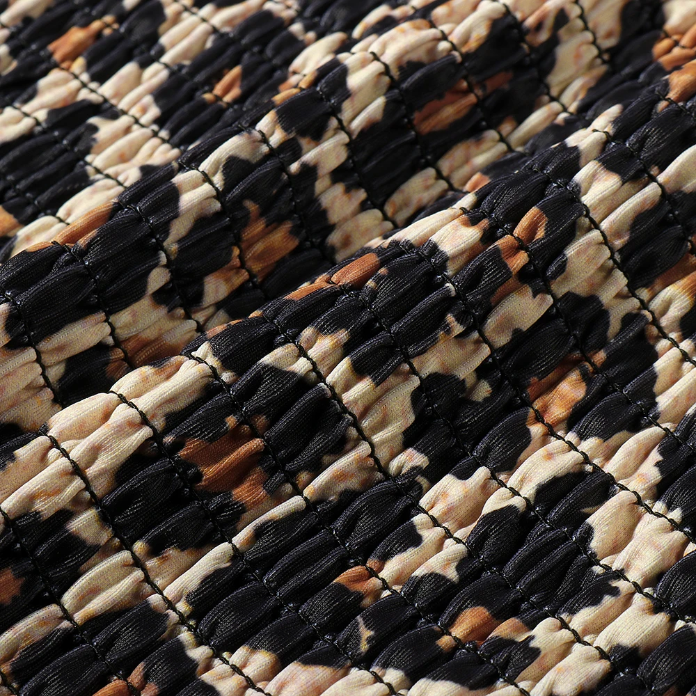 Купальник женский 2021 сексуальное бикини с леопардовым принтом высокой талией