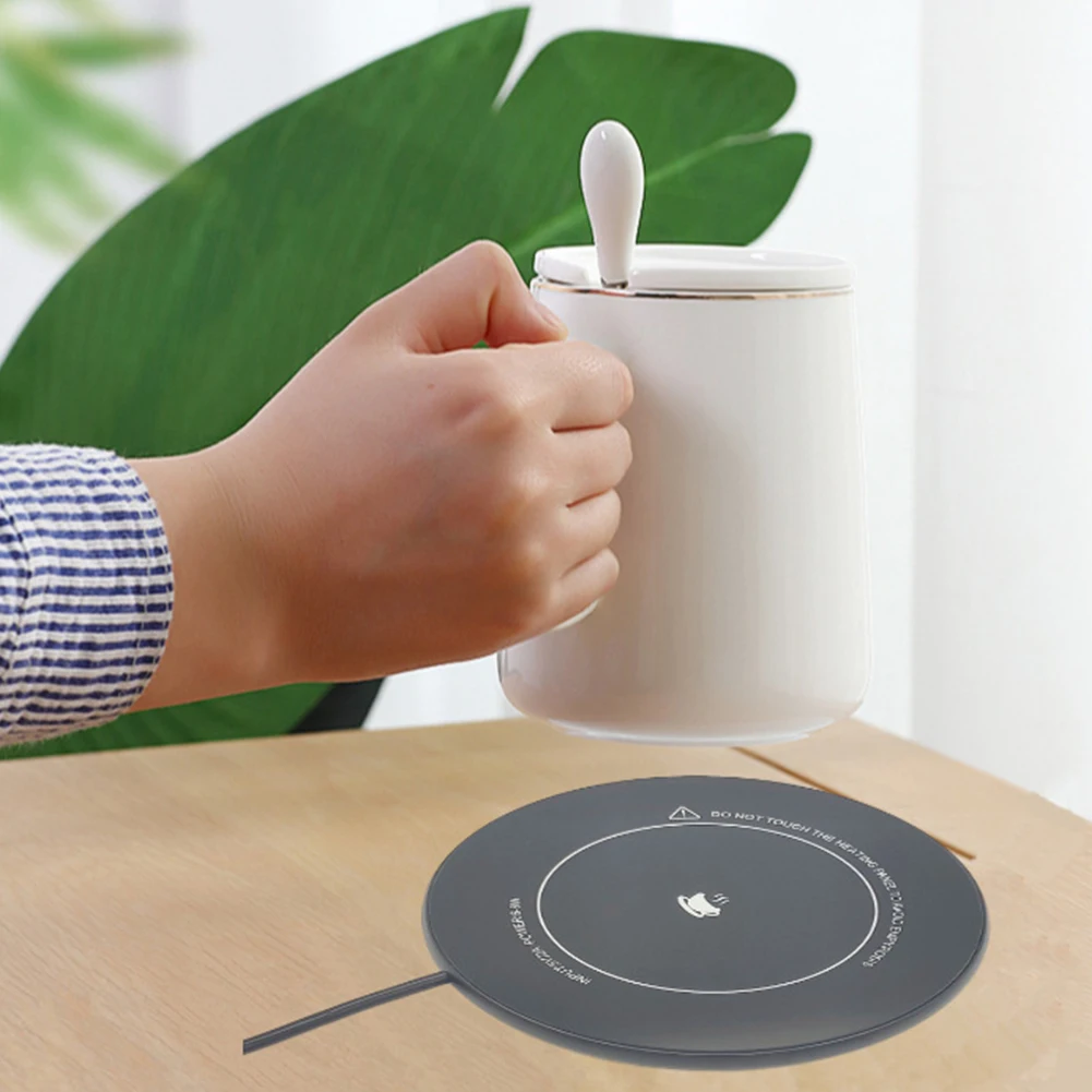 

USB Electric Powered Cup Warmer Heater Pad Hot Plate Coffee Tea Milk Mug Heating Coaster Household Office Desktop Supplies