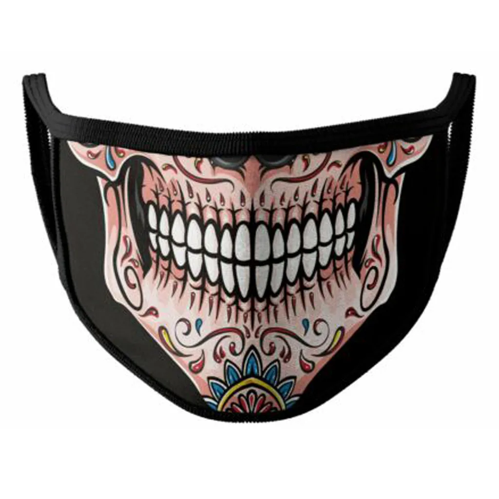 

Maschere 5PCS Fashion Adult Washable Floral 3D Printing Adjustable Breathable Mascheres Cap 210