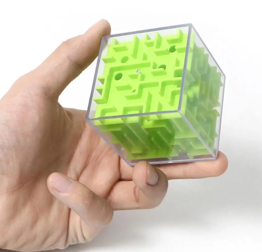 Детские игрушки 3D головоломки лабиринт шар куб ручная игра чехол коробка