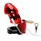 Мужской Пояс верности, Эротические товары для взрослых, клетка для пениса, секс-игрушки для мужчин с электрическим током