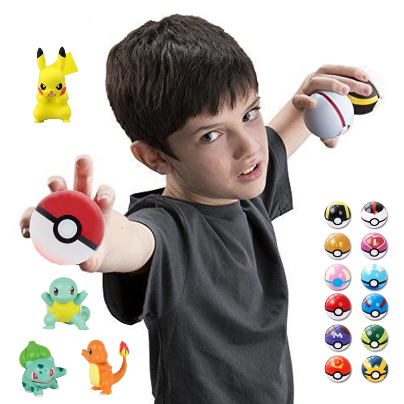 7 см 1 шт Pokeball + случайная фигура внутри эльфа мяч игрушка мастер Pet кукла Карманный