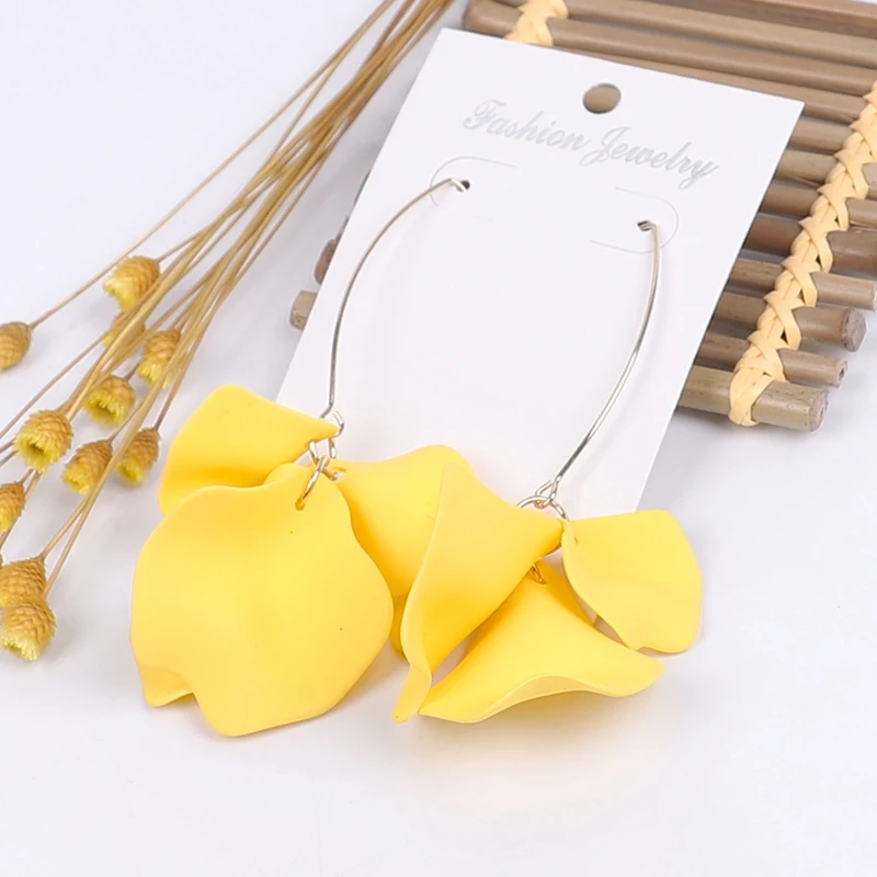 Женские серьги кольца sjewelry длинный в Корейском стиле модная обувь богемном Бохо