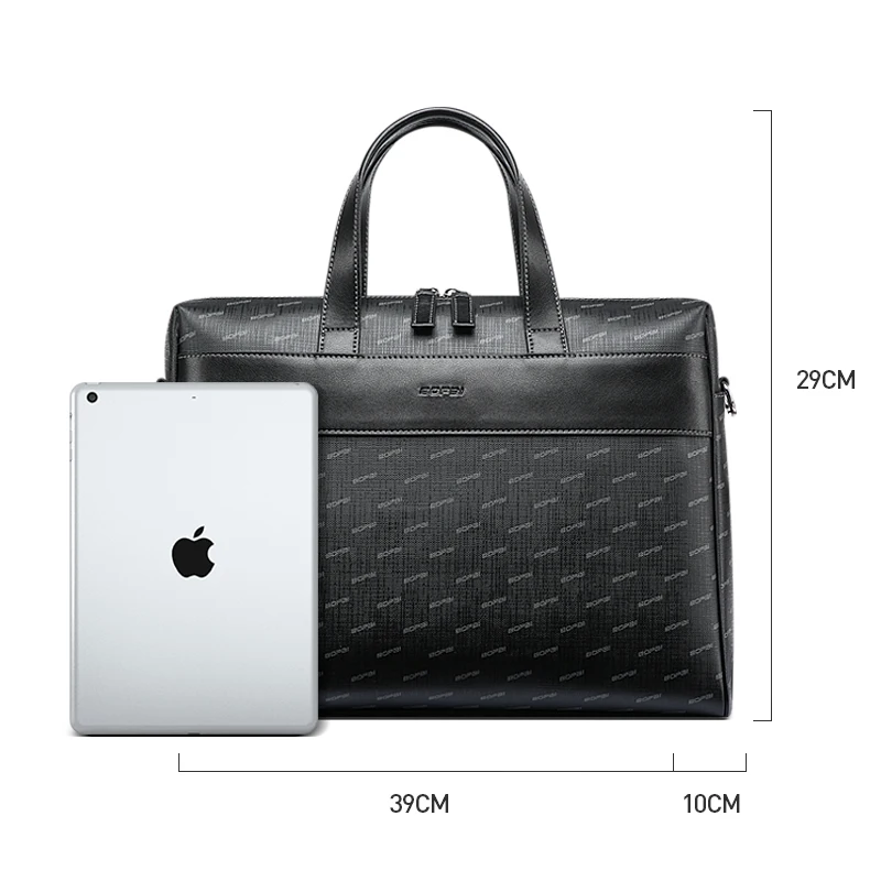 Портфели BOPAI мужские офисные для ноутбука 15 дюймов с отделением через плечо |