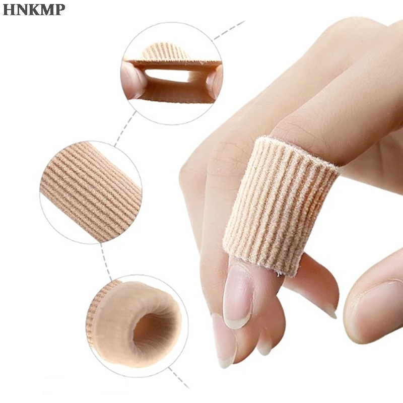 

Fabric Finger Toe Protector Separator Applicator Pedicure Corn Callus Remover Hand Pain Relief Silicone Tube Foot Care Tool Hot