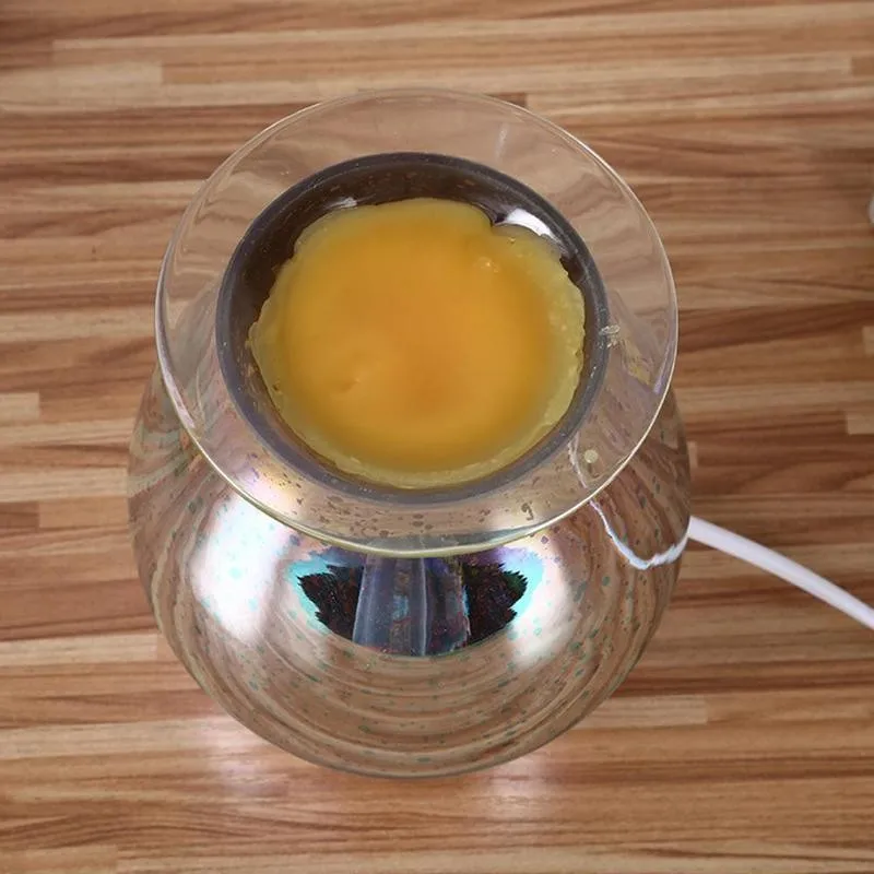 Электрическая ароматическая Лампа Диффузор 3d фейерверка благодаря серебристому