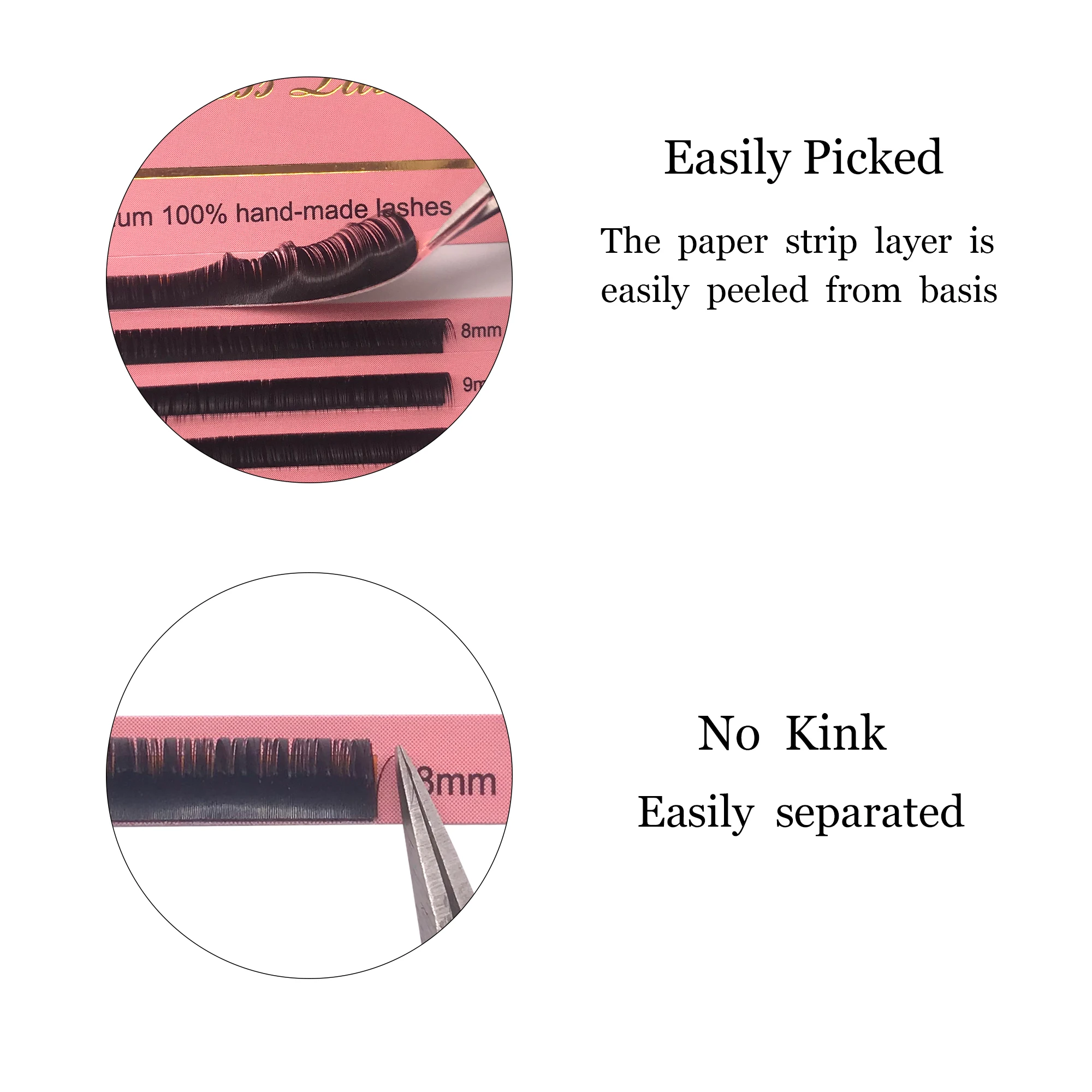 Мягкие ресницы для наращивания 16 линий в лотке норковые Шелковые Классические