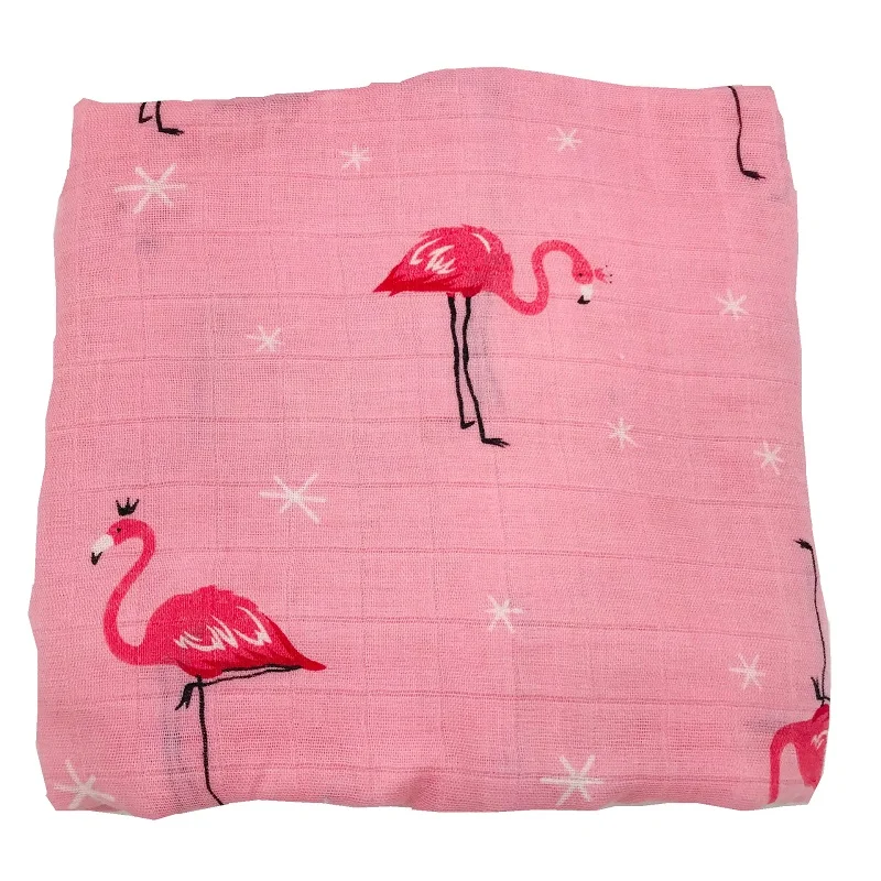 Детское муслиновое одеяло из 70% бамбукового волокна очень мягкое Пеленальное