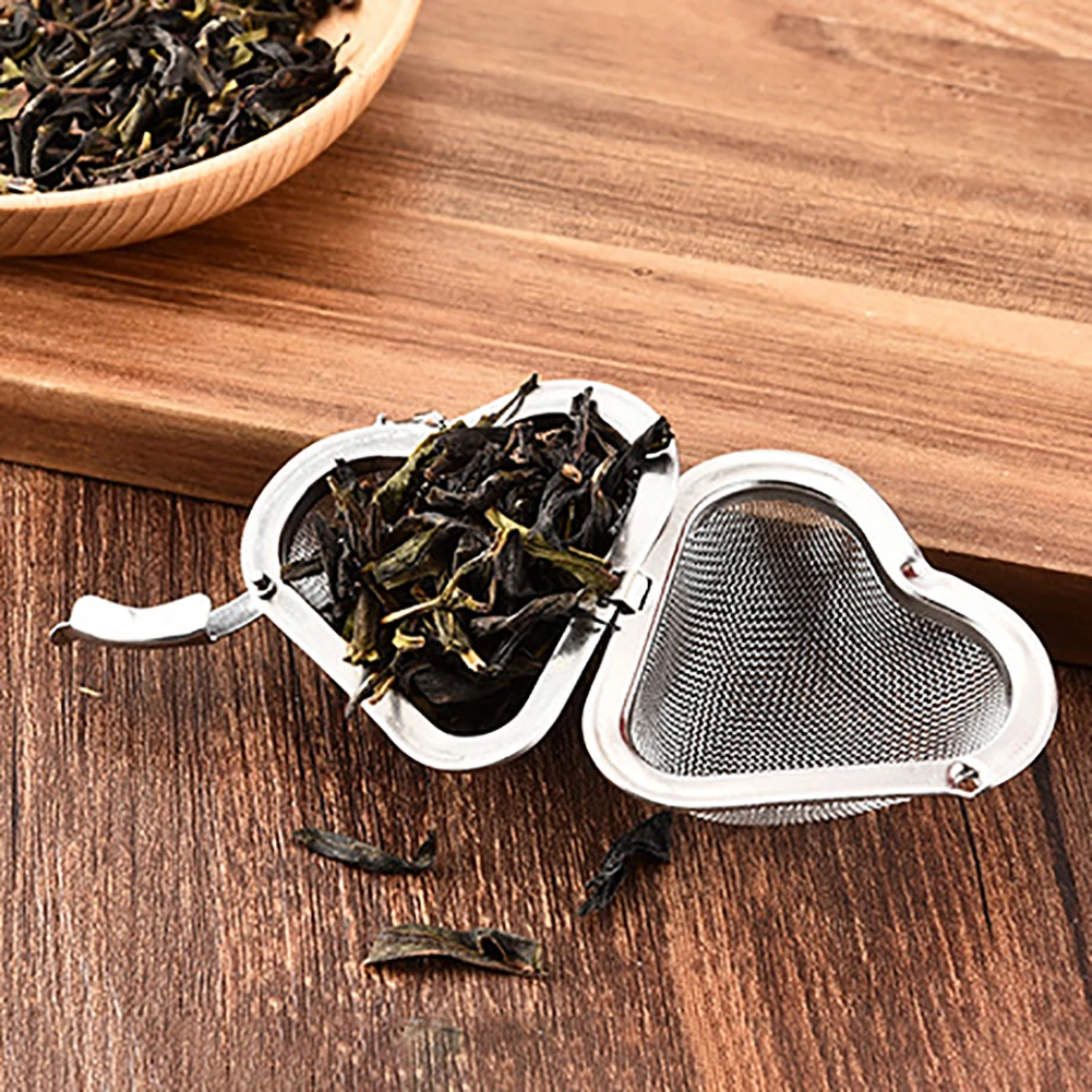 Сетчатый фильтр в форме сердца из нержавеющей стали 1 шт.|Кружка для заваривания