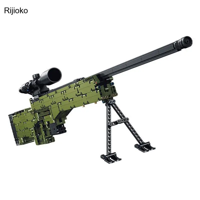 

Sniper Rifle Model Building Blocks Set Assembly Bricks City Diy Game Gun Toys for Children