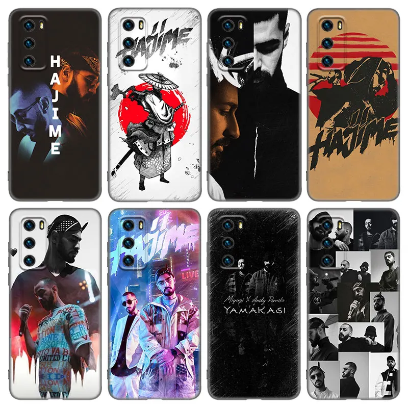 Чехол Miyagi &amp Andy Panda для Huawei P20 P30 P40 P50 Pro P8 P9 P10 Lite 2017 P Smart Z S 2020 2021 2018 2019 черный чехол |