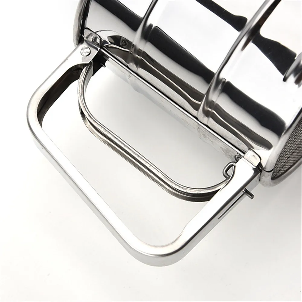 

High Quality Stainless Steel Mesh Flour Sifter Mechanical Baking Icing Sugar Shaker Sieve Cup Shape Bakeware Baking Pastry Tools