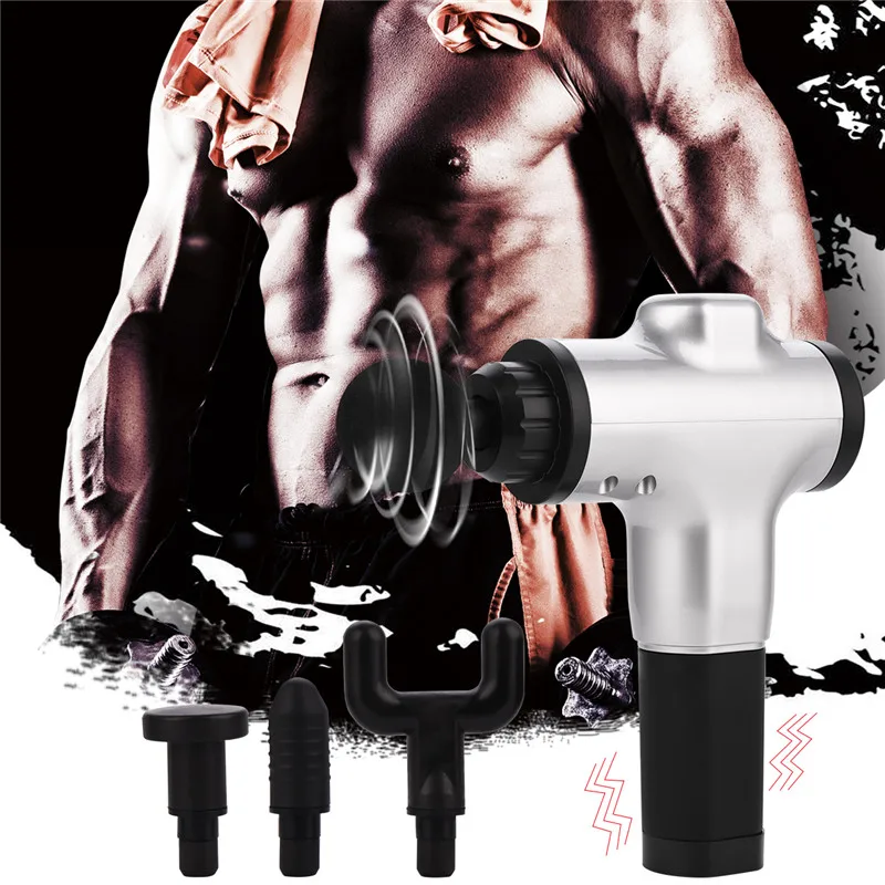 

Tissue Massage Gun Muscle Massager Muscle Pain Management after Training Exercising Body Relaxation Slimming Shaping Pain Relief