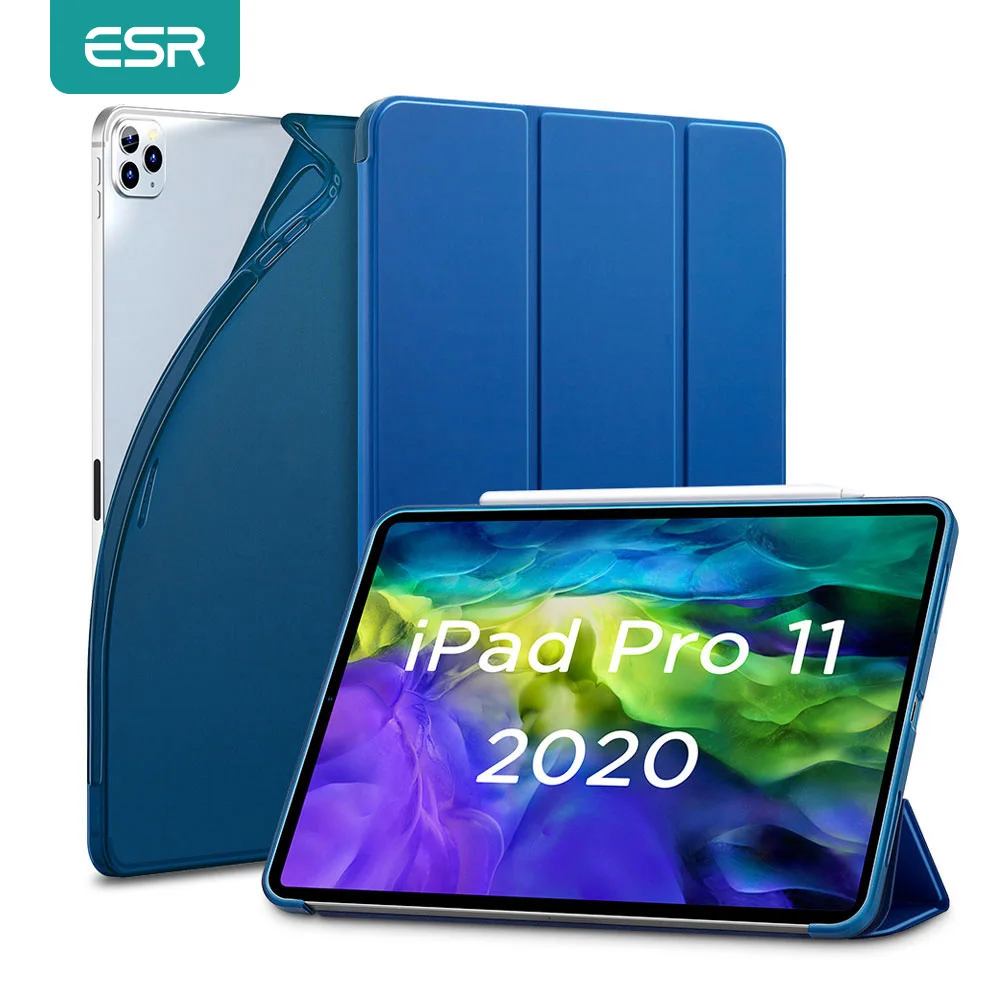 Чехол ESR для iPad Pro 11 2020 чехол из мягкого ТПУ с автоматическим пробуждением и спящим