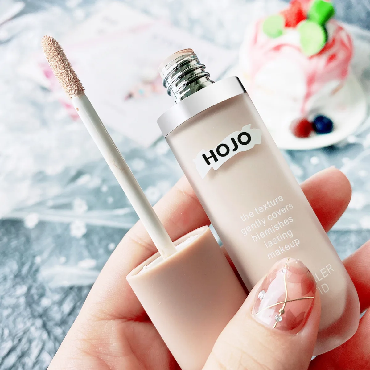 HOJO полное покрытие жидкий консилер макияж под глазами темные круги крем