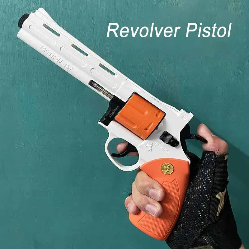 Ручной револьверный пистолет 357 строительное оружие пневматический для