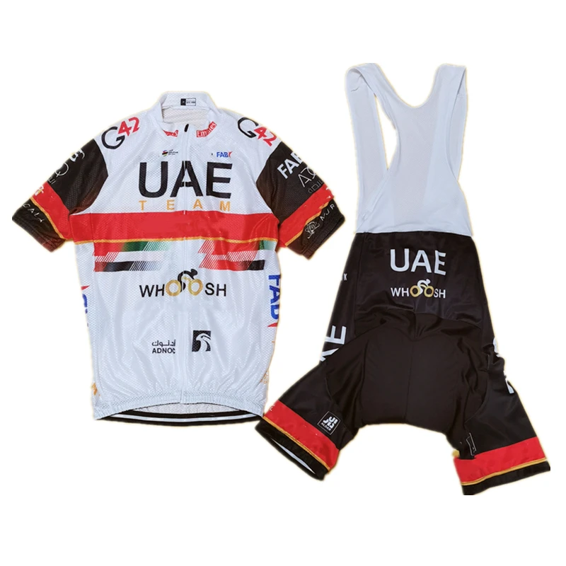 

2021 UAE Men Cycling Jersey Suit Bike Strech Bib Shorts 20D Pants Team Quick Dry Ropa Ciclismo Maillot Pro Bicycle Clothing Set