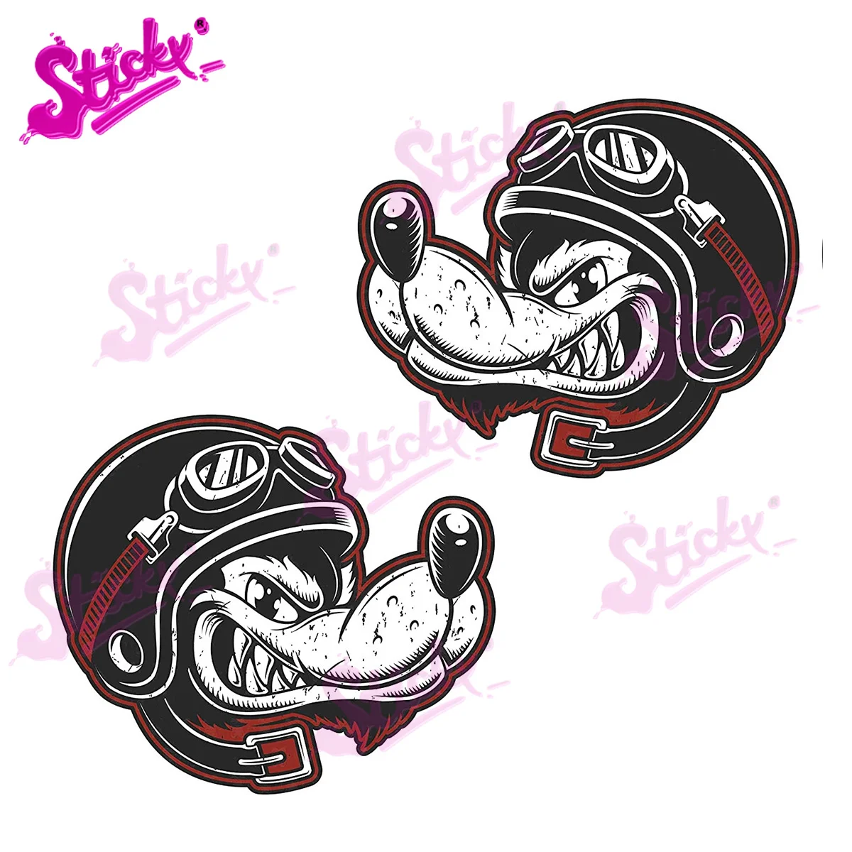 

STICKY Eagle Gorilla Car Stickers Rockabilly Garage Vintage Retro Racing Tuning Car Biker V2 Chopper Bobber