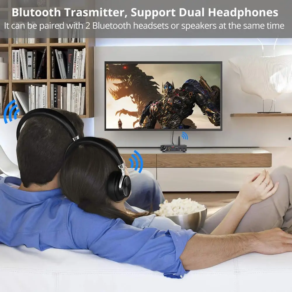 PROZOR беспроводной DAC цифровой в аналоговый аудио конвертер адаптер Bluetooth