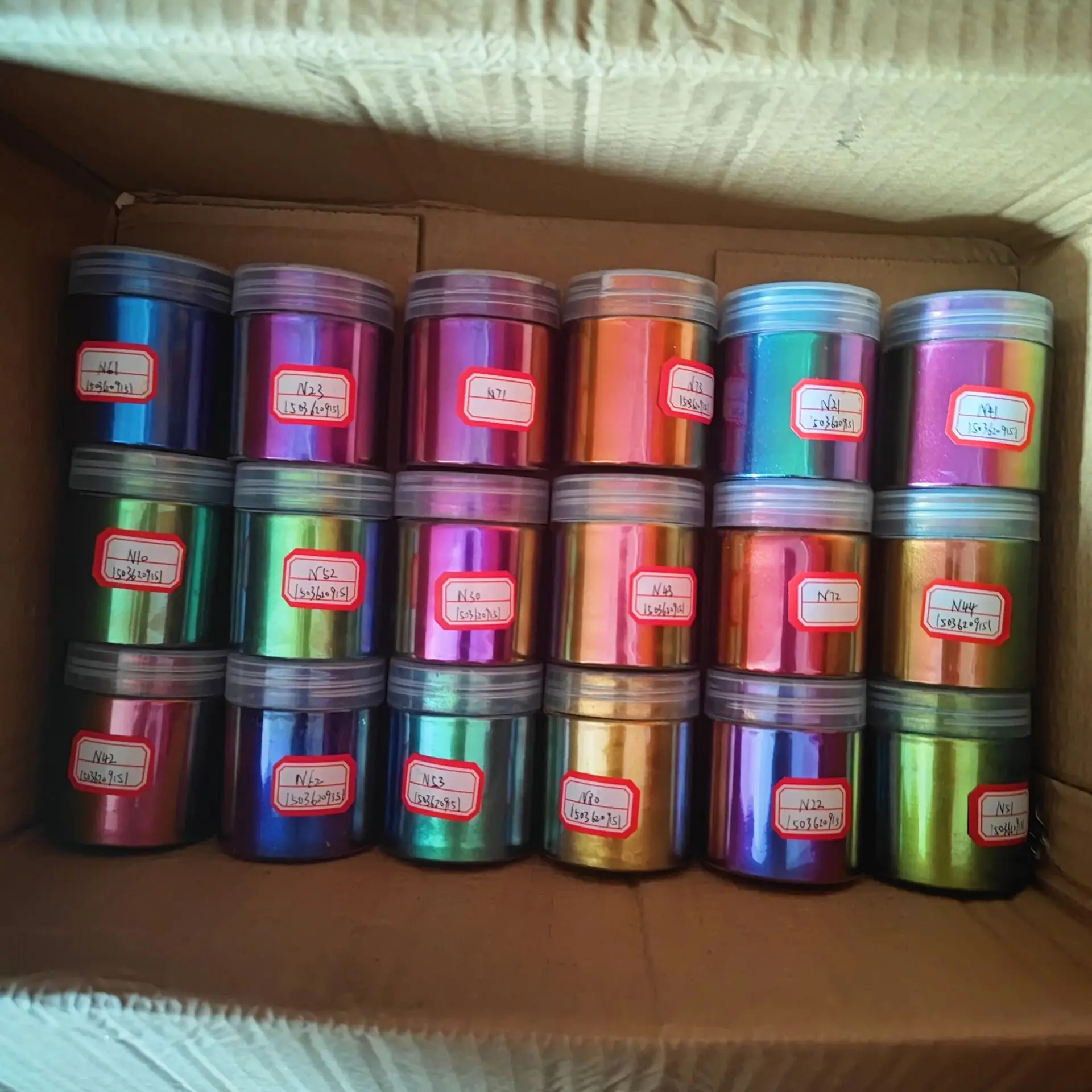 10g /Lot Hyper Shift Chrome Chameleon Color Shifting Mica Powder Pigment For Car Paint/WaterColor/Epoxy Resin/Nail Art | Красота и