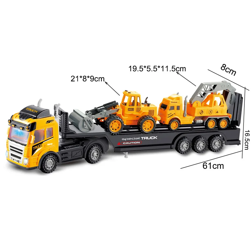 rc грузовик с прицепом мульти