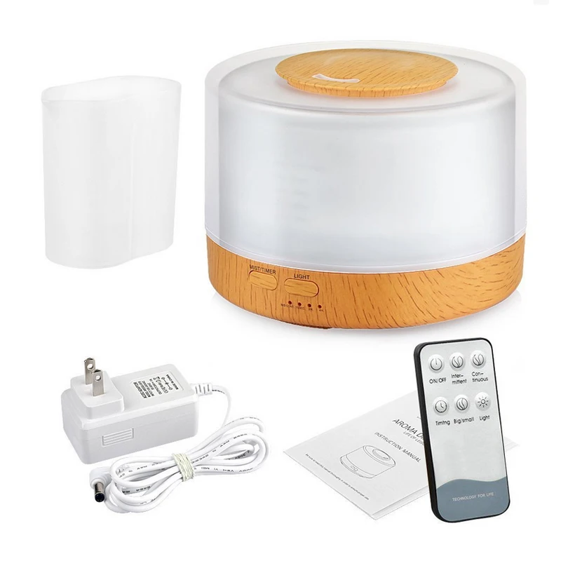 500 мл увлажнитель с пультом дистанционного управления 7 светодиодных ламп