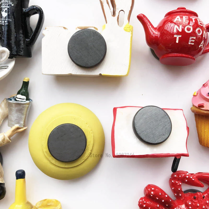 Мини магниты на холодильник креативная коллекция 3d наклеек для украшения дома