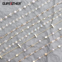 gufeather m347metal bead chainpass reachnickel free18k gold jewelry accessoriesdiy earrings pendantjewelry making3mlot