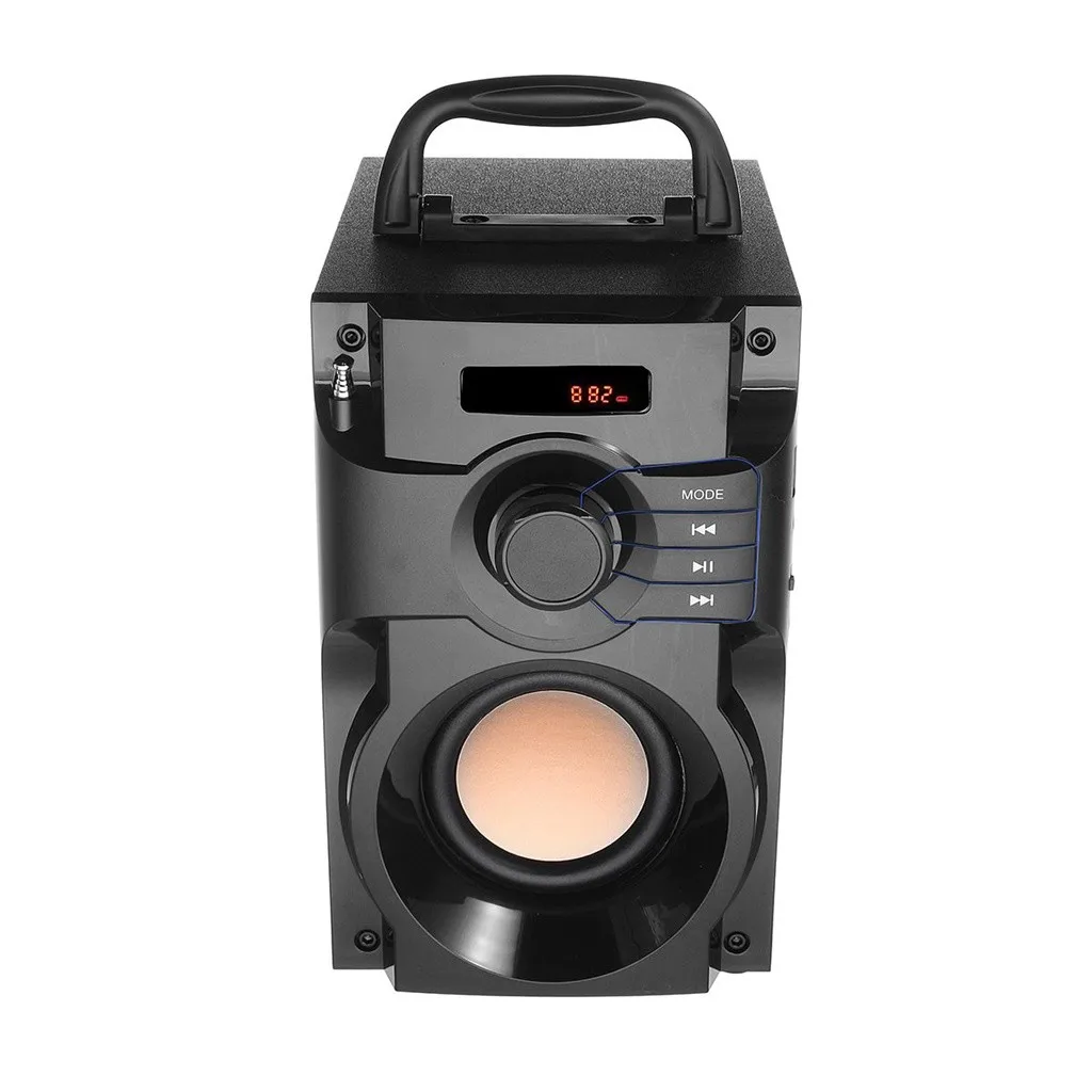 Портативная Bluetooth колонка большой мощности беспроводной стерео сабвуфер тяжелые