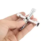 Универсальный ключ для электрического шкафа, треугольный квадратный ключ для сантехники, для того, чтобы сделать квадратный ключ