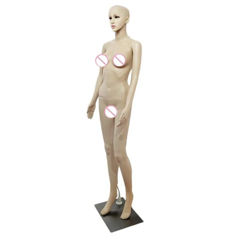 

XSL1 Female Akimbo Bent Foot Body Model Mannequin Skin Color