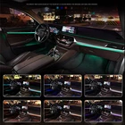 9 цветов светодиодный окружающий светильник s для BMW F10 F18 F11 2010-2017 внутренняя дверная панель автомобиля декоративные планки лампы атмосферсветильник