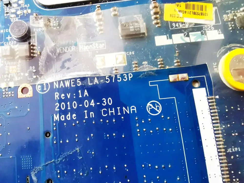 Оригинальный Для Lenovo G465 Материнская плата ноутбука HD5470M 512 М NAWE5 LA-5753P испытанное