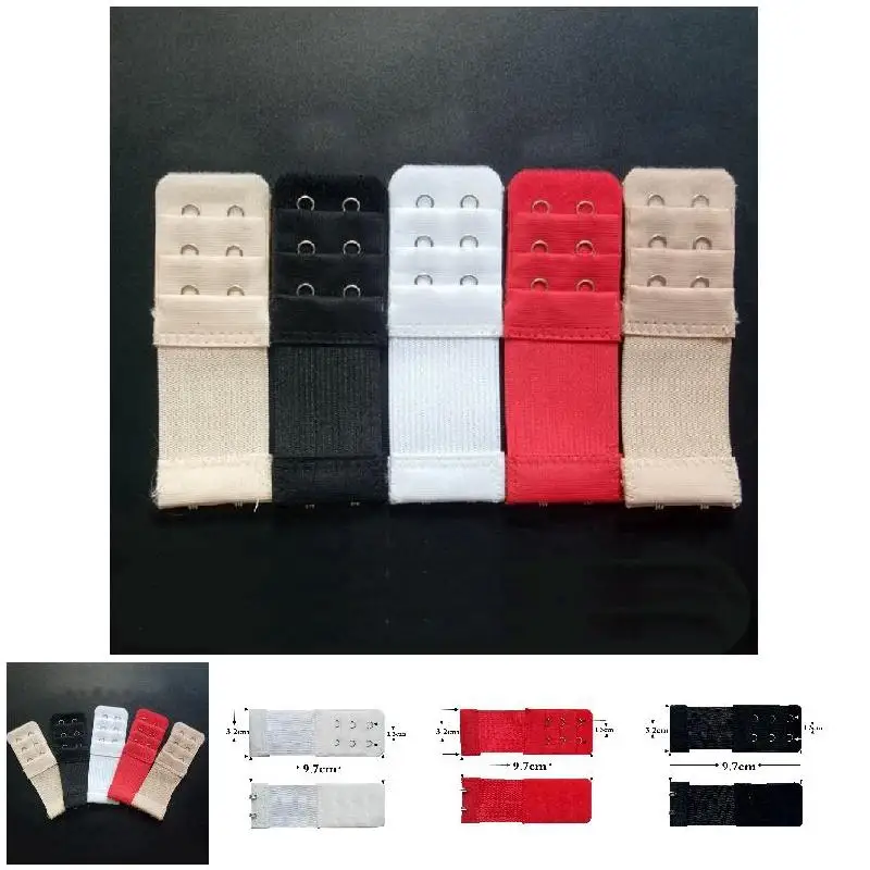 Женский бюстгальтер с 3 рядами 2 крючка эластичная регулируемая застежка для