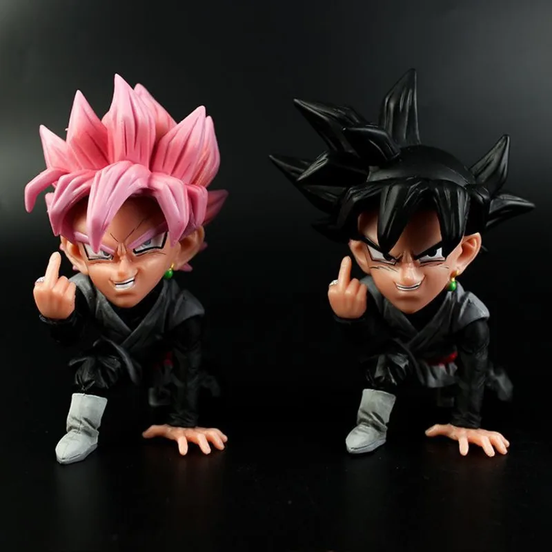 

Фигурка Dragon Ball Z Аниме экшн Сон Гоку квадратная статуя 13 см ПВХ Супер сайян розовый Гоку модель настольная коллекционная игрушка подарок