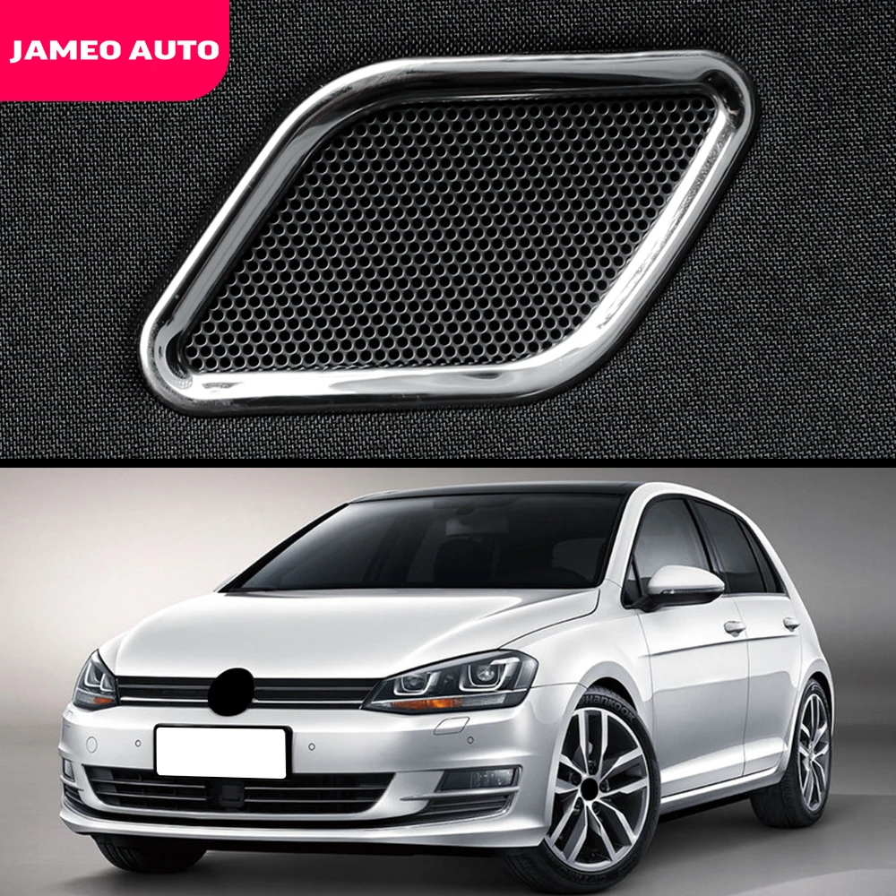Jameo Автомобильная задняя дверь аудио крышка круга отделки стикер для Volkswagen VW Golf 7 5