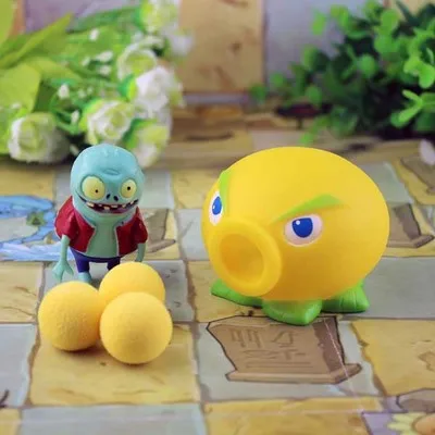 10 PVZ Растения против Зомби Peashooter фигурка аниме модель игрушки подарки игрушки для детей Высокое качество Запуск мягкие растения - Цвет: 10