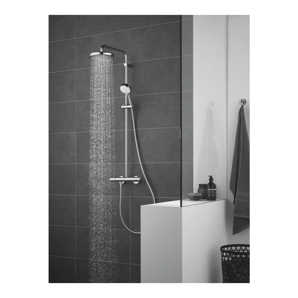 Душевая система Grohe New Tempesta Cosmop. System с термостатом 27922001 |