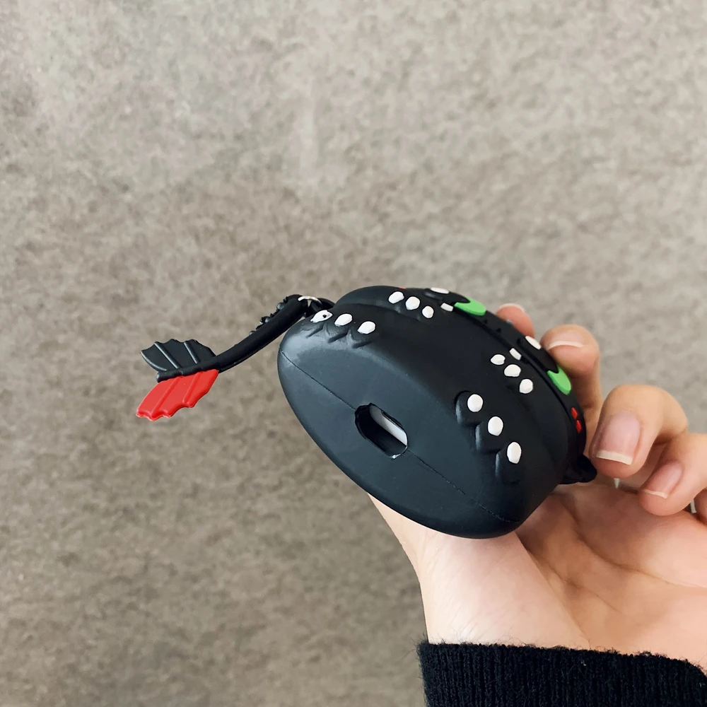 Чехол для наушников AirPods Pro с 3D стереоскопическим рисунком дракона ночной фурии