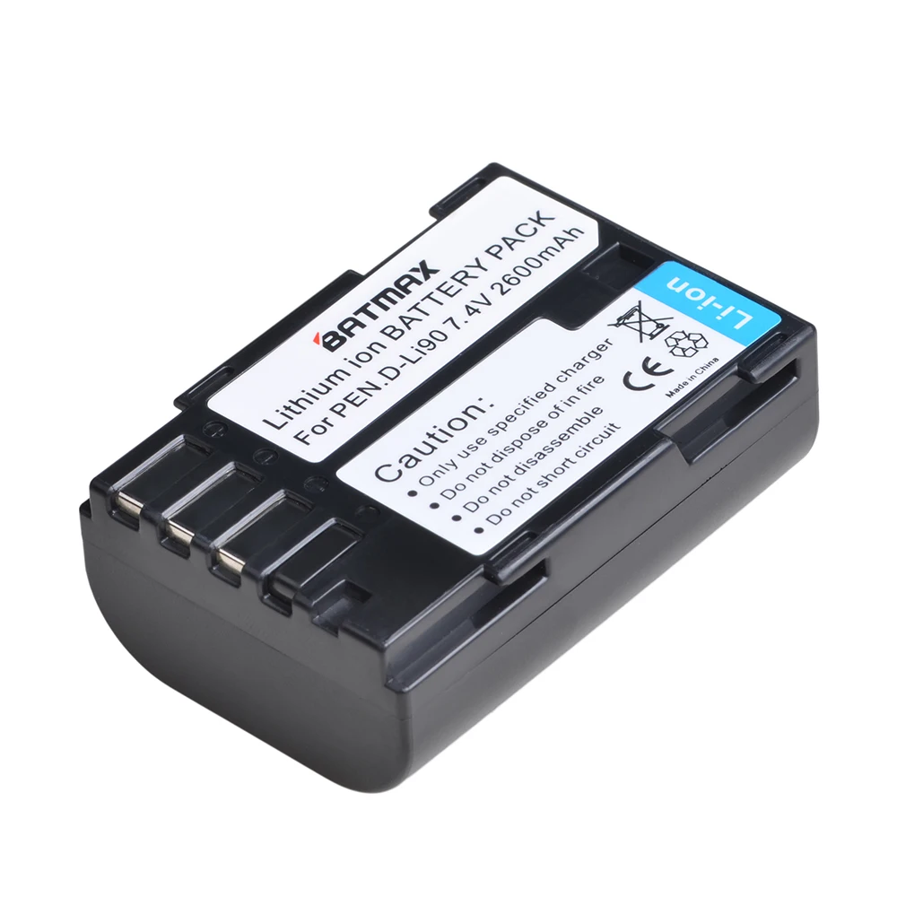 1Pc 2600mAh D-LI90 DLI90 D LI90 Battery for PENTAX 645 645D 645Z K-1 K-01 K-3 K-5 K-5D K-5IIs K-7 K-7D K1 K01 K3 K5 K5D II 2 | Электроника