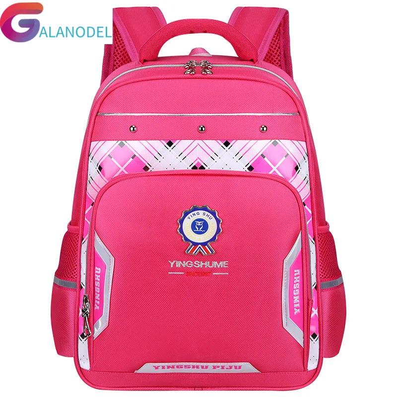 

2023 Children School Bags for Boys Girls Nylon Backpacks Lighten Burden On Shoulder For Kids Book Bag Mochila Infantil Zip