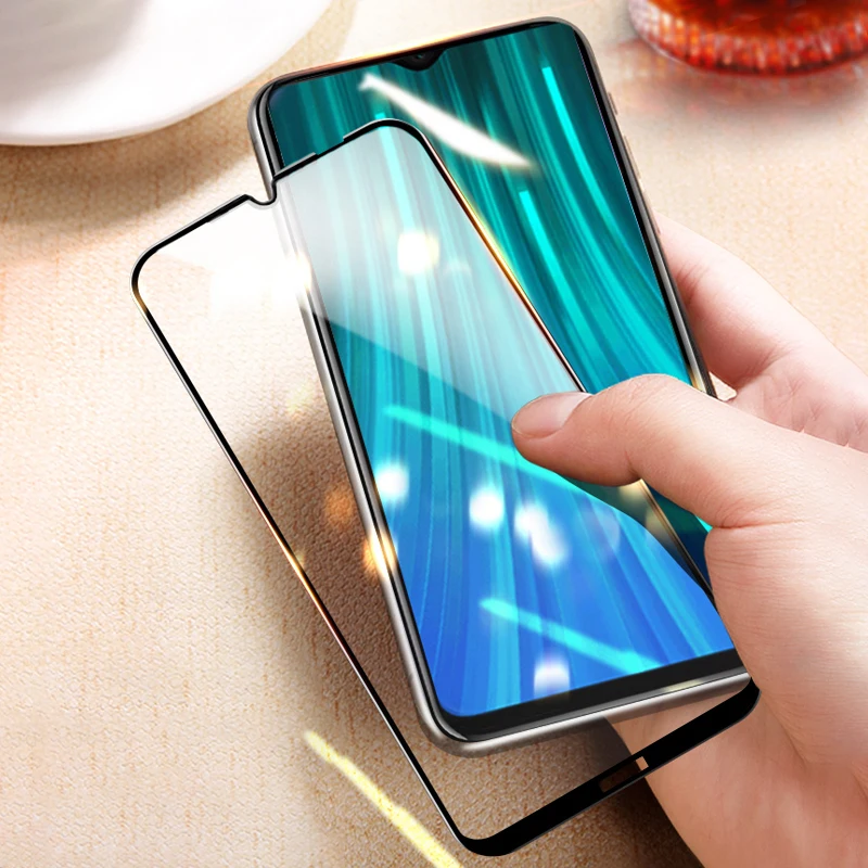 2 шт. стеклянная пленка для Redmi Note 8 T закаленное стекло полное покрытие клеевая