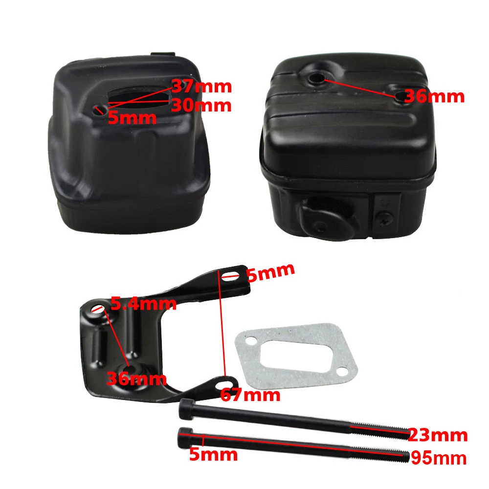 Кронштейн выхлопного глушителя Комплект болтов с винтом для Husqvarna 340 345 346 346XP 350 351