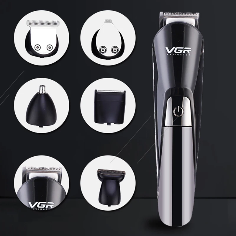 Горячая Распродажа VGR V 012 Professional 6 в 1 многофункциональная машинка для стрижки