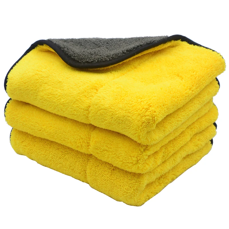 3 шт. плюшевые полотенца из микрофибры 45 х38 см 800 г/м2|detailing towel|car cleaning clothmicrofiber car |