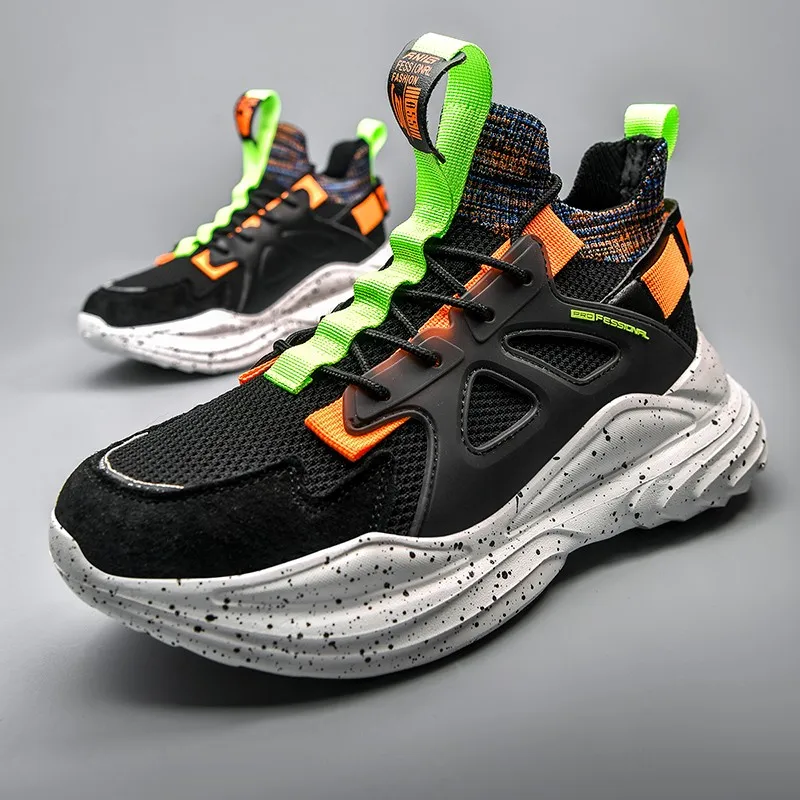 

Fashion high-end men's shoes Upgraded version of lightweight breathable non-slip soft casual outdoor sports running shoes