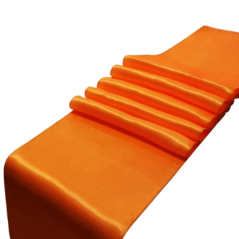 coral orange 30*275 см пятнистый столик в европейском стиле для украшения дома, покрытие для стола для свадебной вечеринки, Рождества, Нового года, праздничные вечерние украшения - Цвет: coral orange
